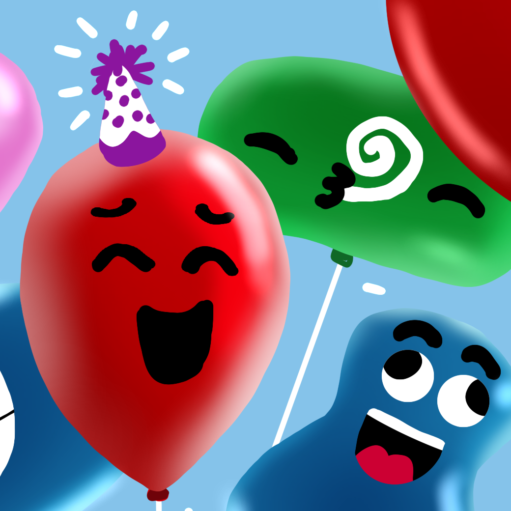 Happy Birthday Balloons