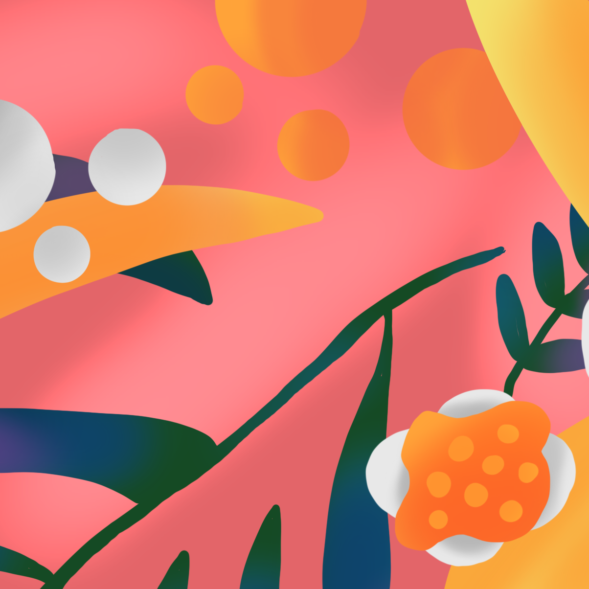 Tissue Flowers and Dots